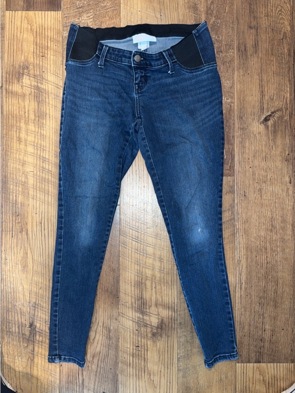 Isabel Maternity by Ingrid & Isabel Dark Blue Stretch Maternity Jeggings